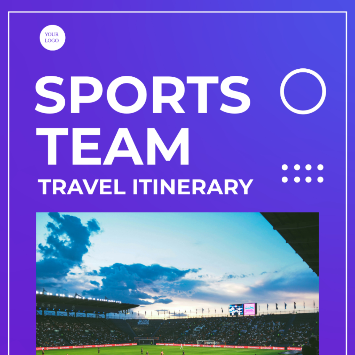 Sports Team Travel Itinerary Template