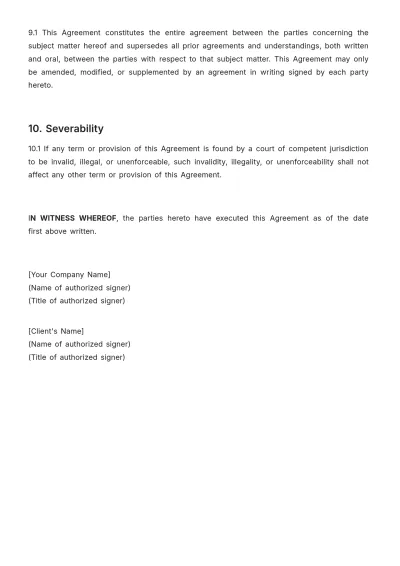 Free Accounting Internal Audit SLA Template to Edit Online