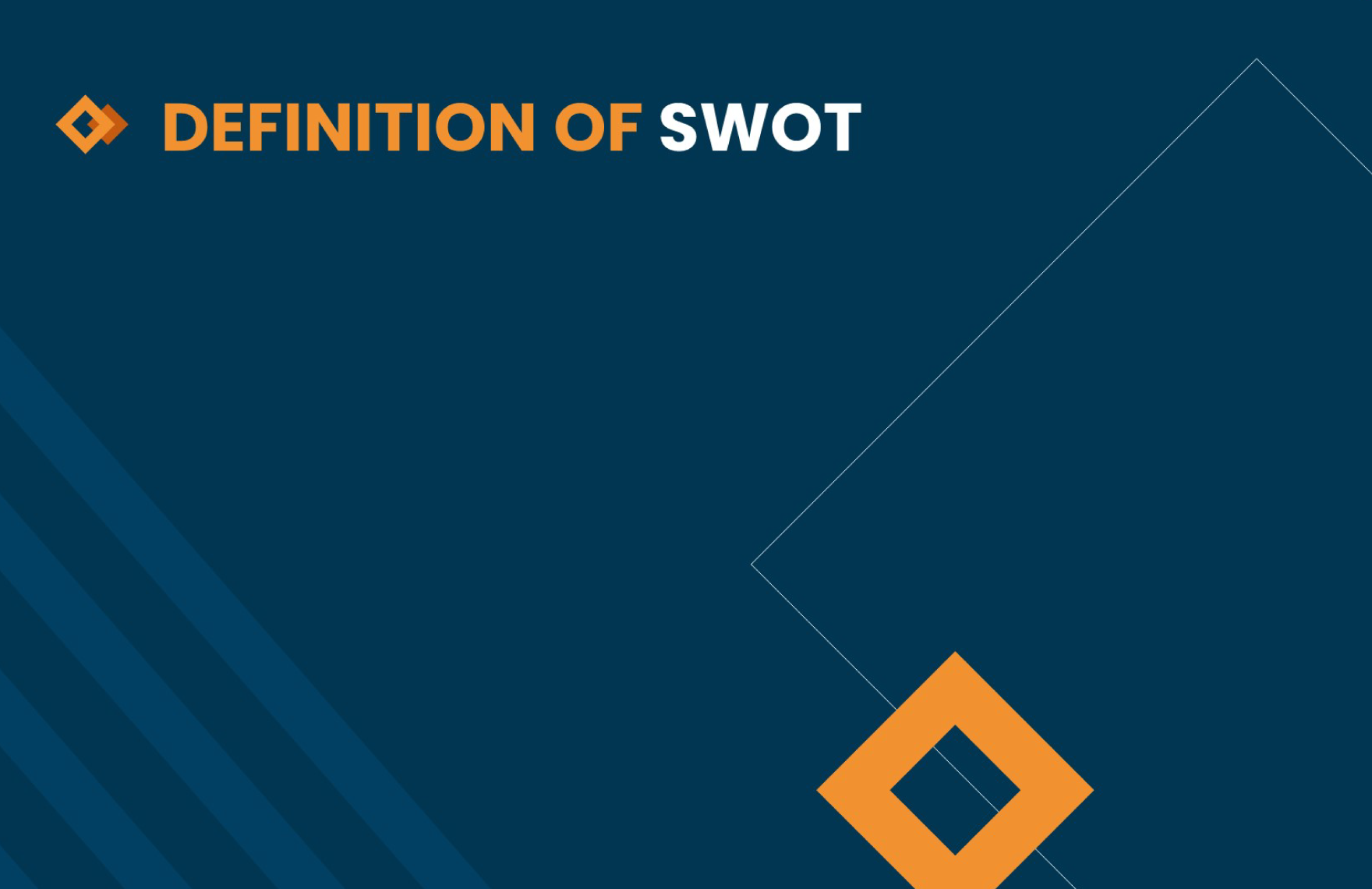 SWOT Analysis Background PPT Template