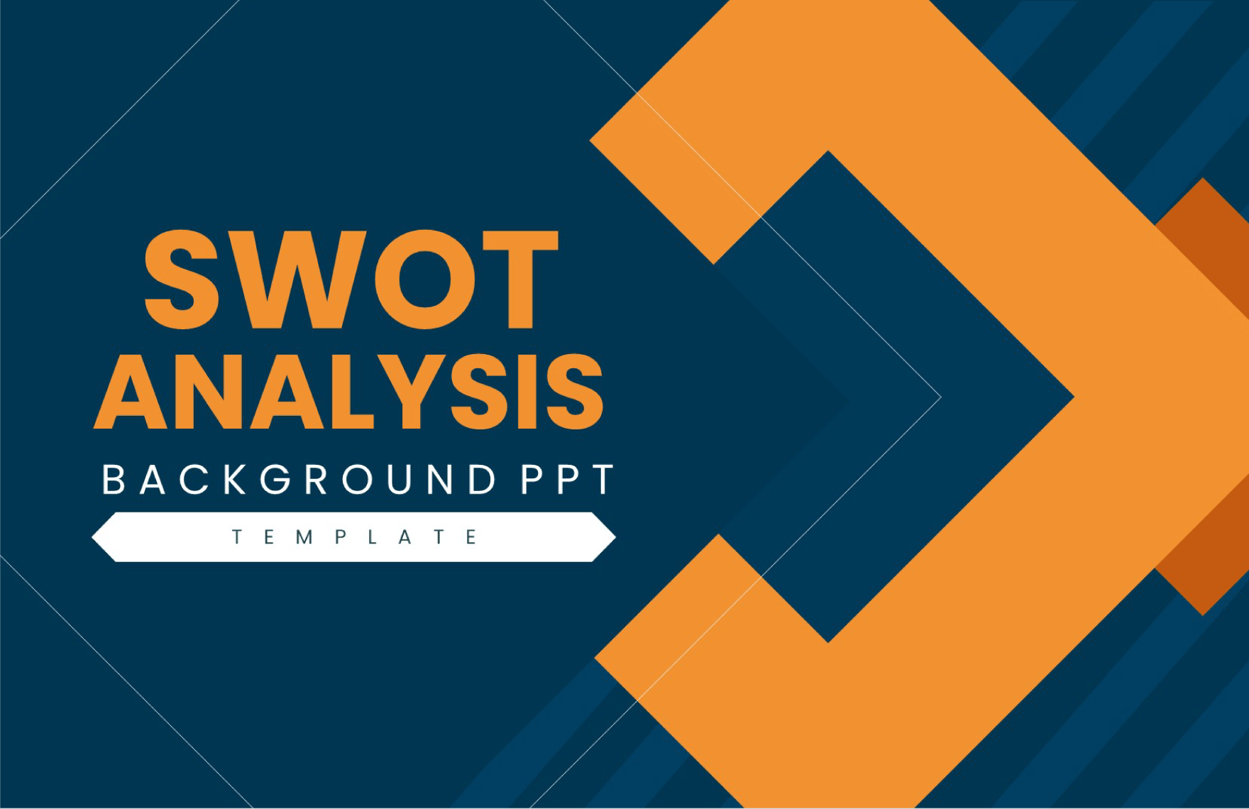 SWOT Analysis Background PPT Template