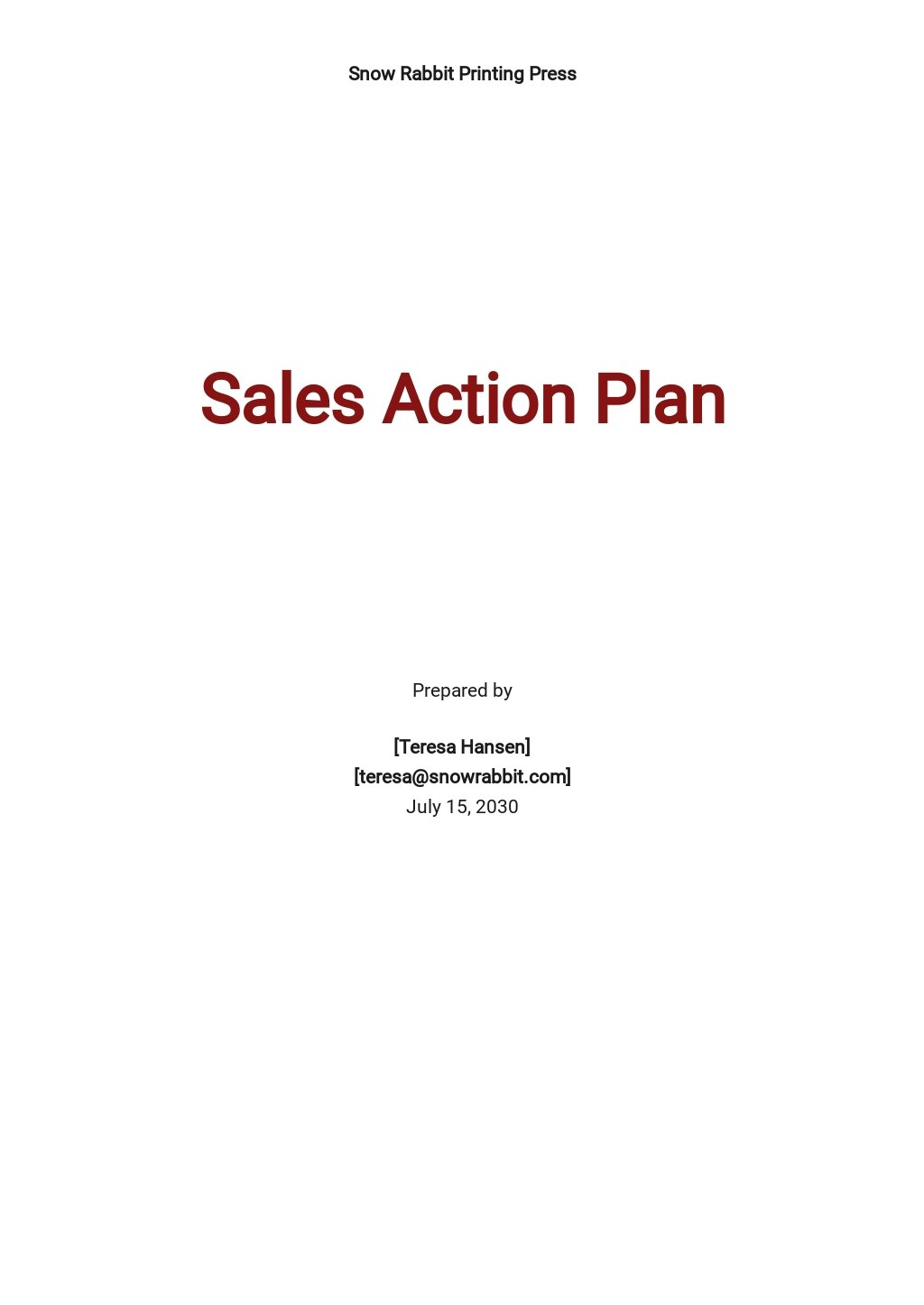Free Sample Sales Action Plan Template.jpe