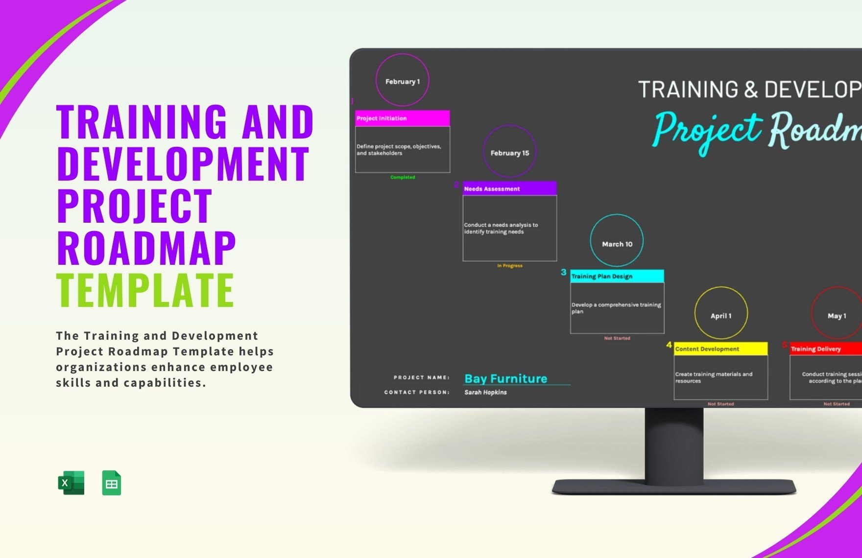 Training and Development Project Roadmap Template
