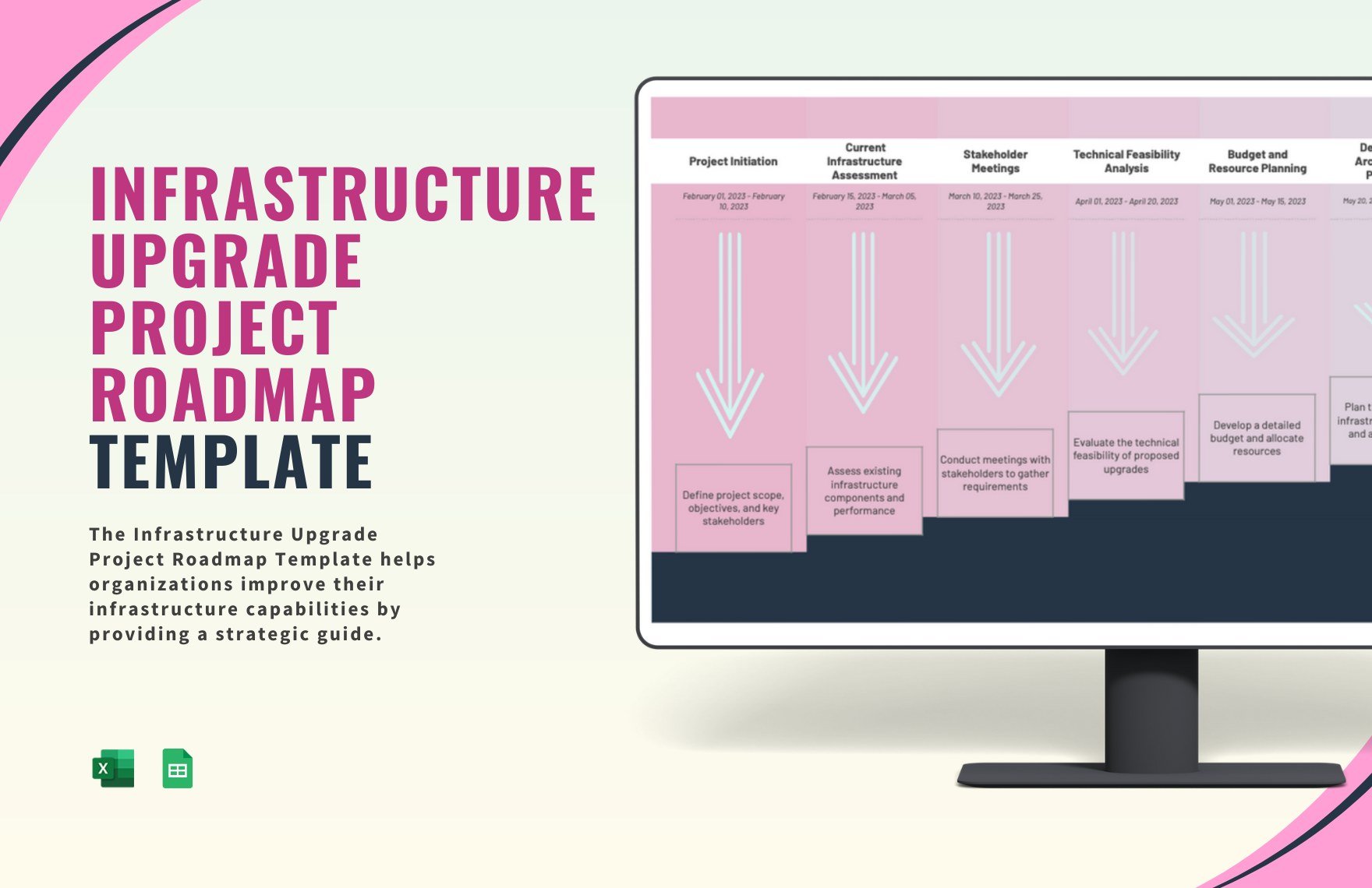 Infrastructure Upgrade Project Roadmap Template