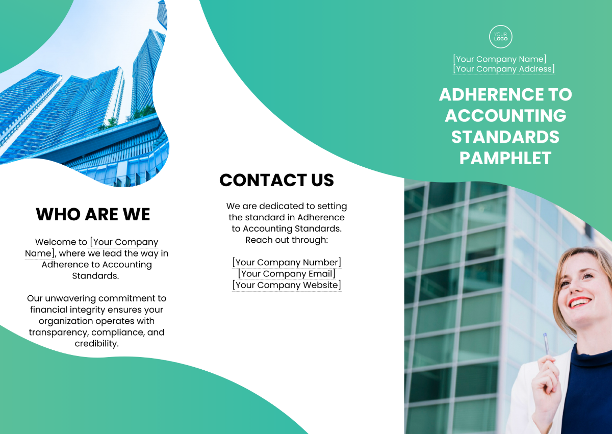 Adherence to Accounting Standards Pamphlet Template