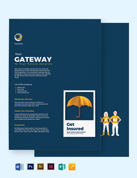 19  One Page Brochure Templates AI PSD Google Docs Apple Pages