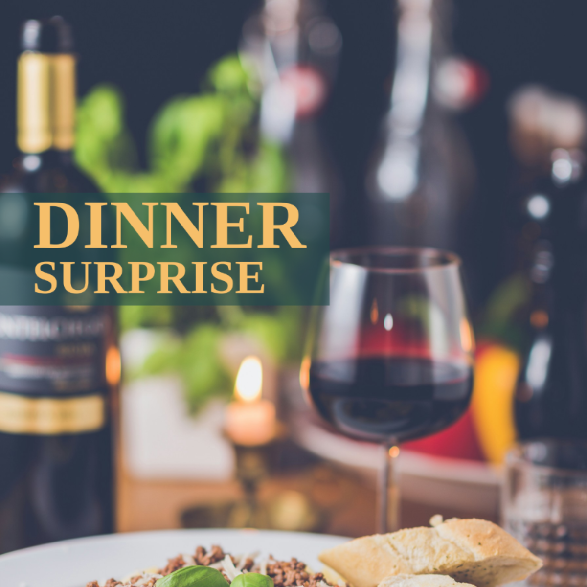 Dinner Itinerary Template