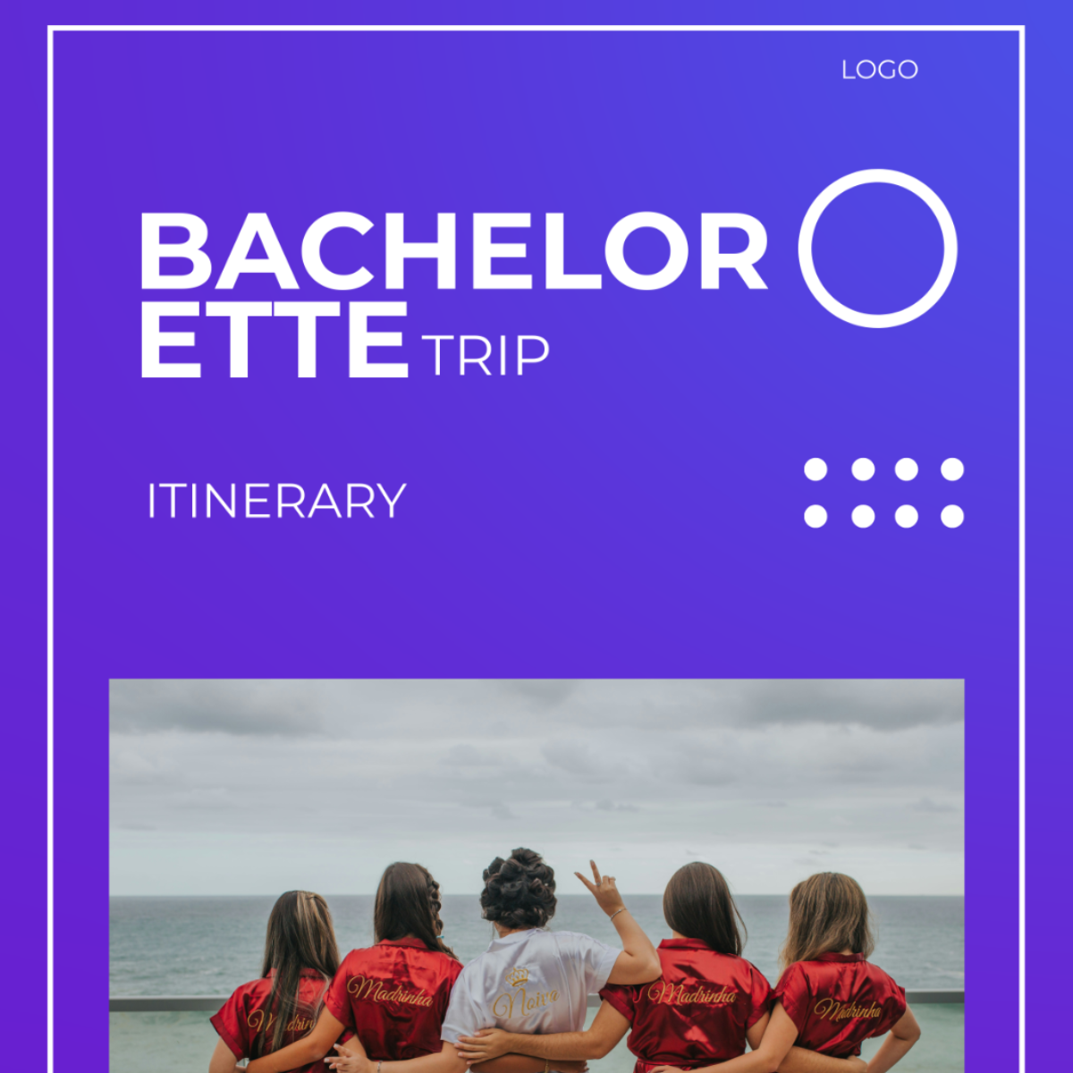 Bachelorette Trip Itinerary Template