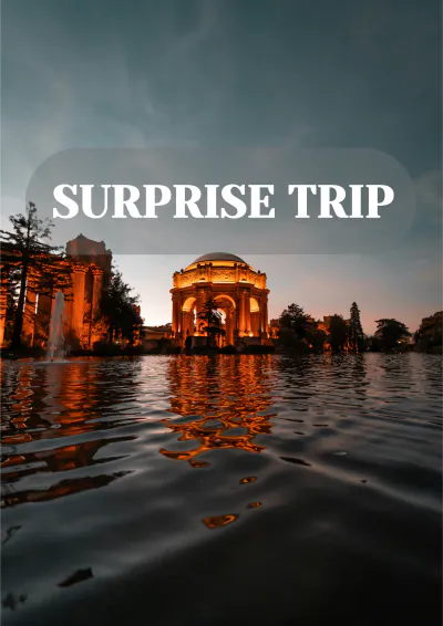 Free Surprise Trip Itinerary Template to Edit Online