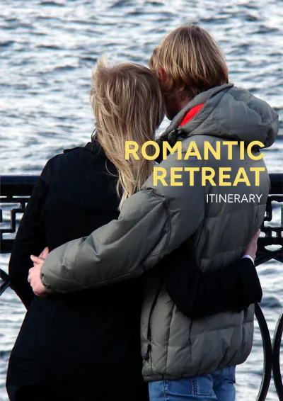 Free Romantic Itinerary Template to Edit Online