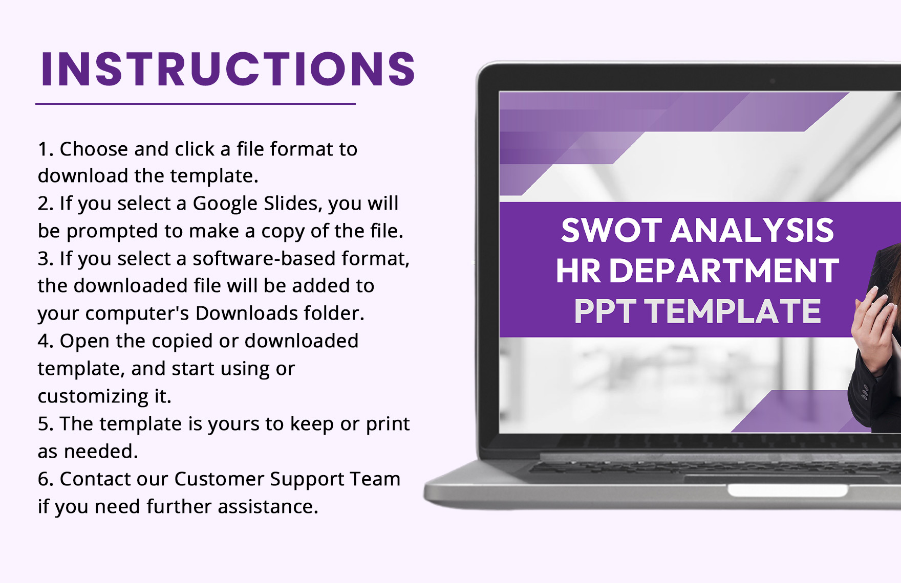 SWOT Analysis HR Department Template