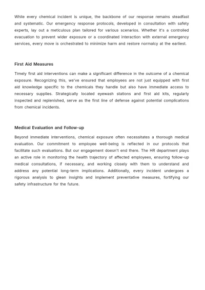 Free Hazard Communication Standard Operating Procedure (SOP) HR Template to Edit Online
