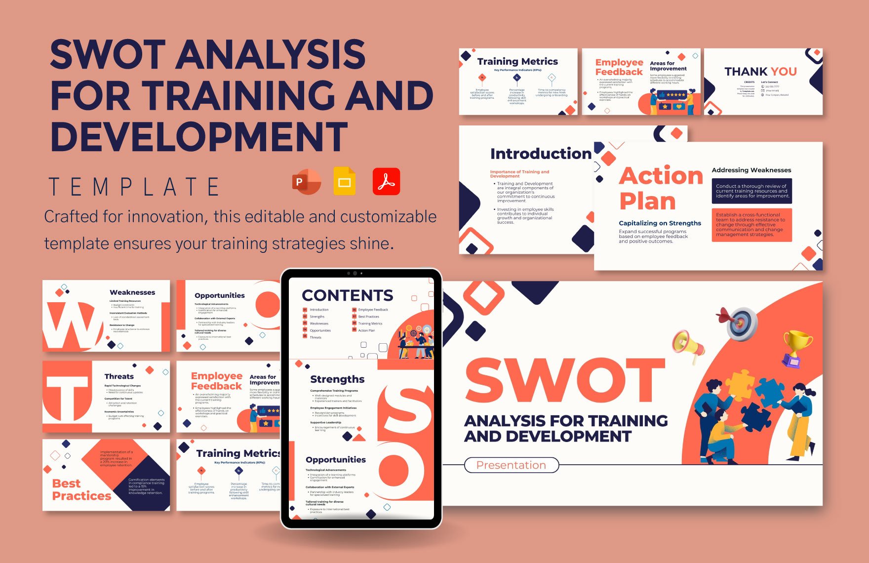 SWOT Analysis for Training and Development Template