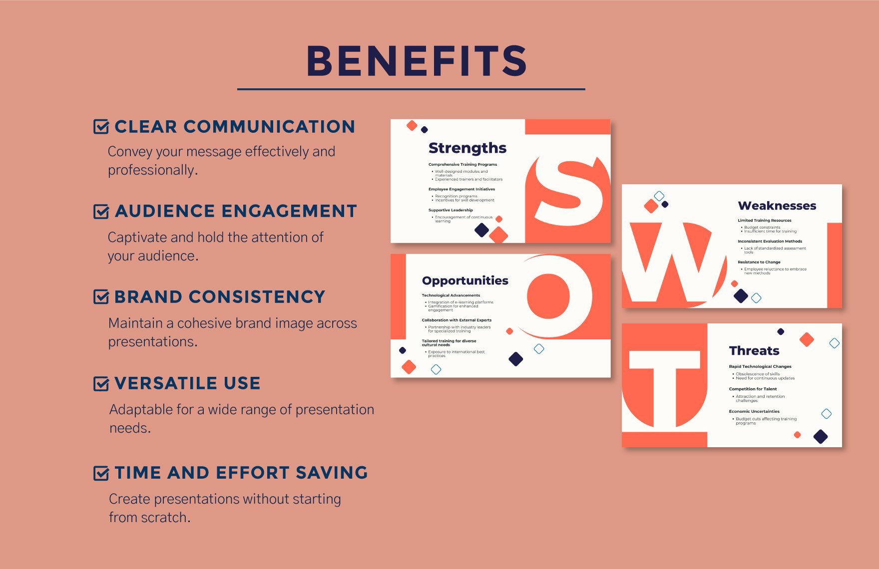 SWOT Analysis for Training and Development Template