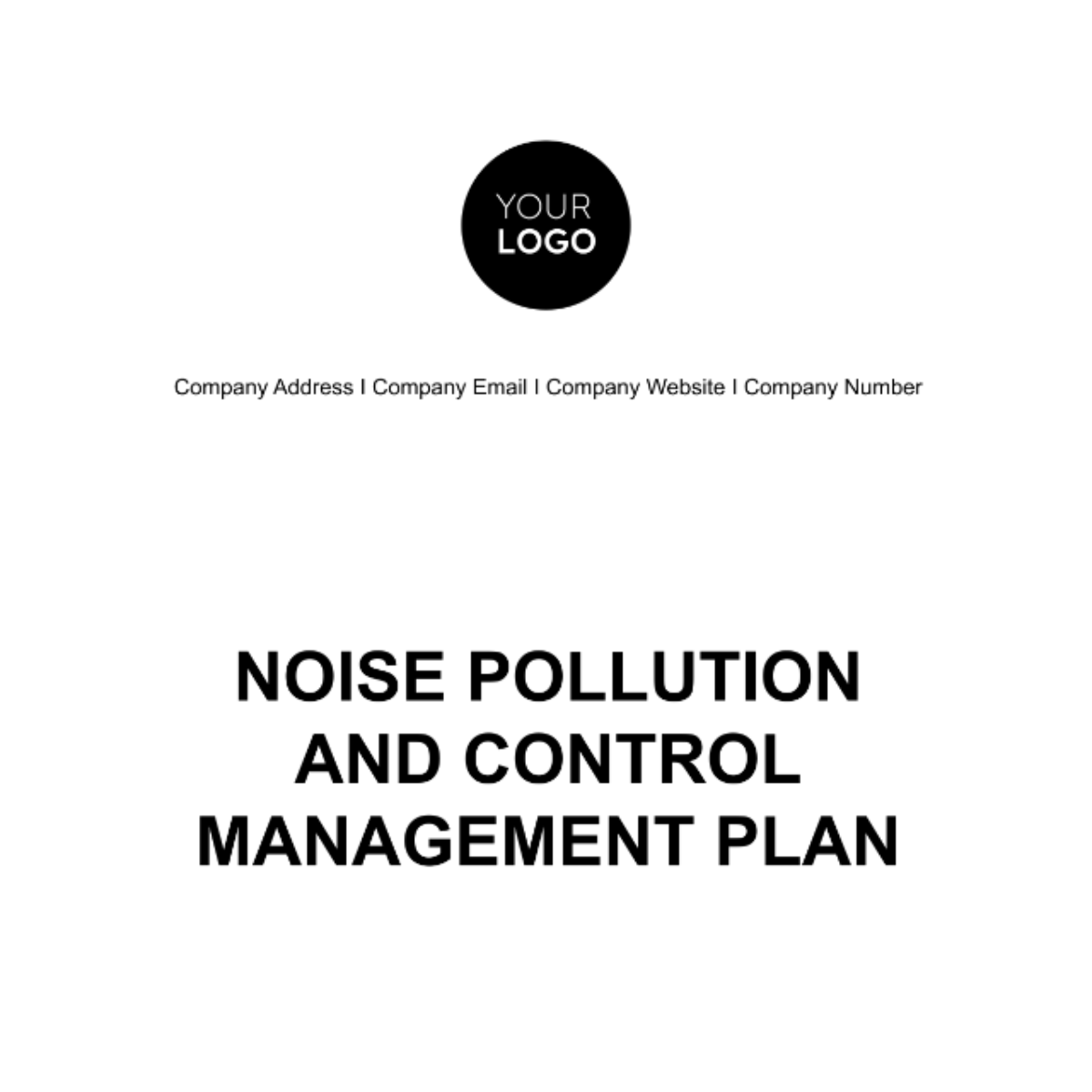 Noise Pollution And Control Management Plan Hr Template - Edit Online 