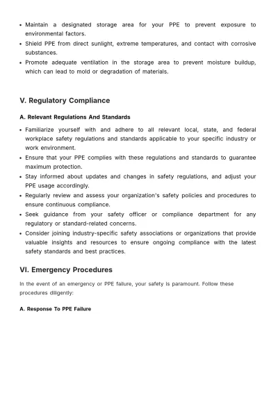 Free Personal Protective Equipment (PPE) User Guide HR Template to Edit Online