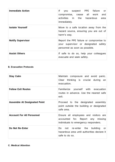 Free Personal Protective Equipment (PPE) User Guide HR Template to Edit Online