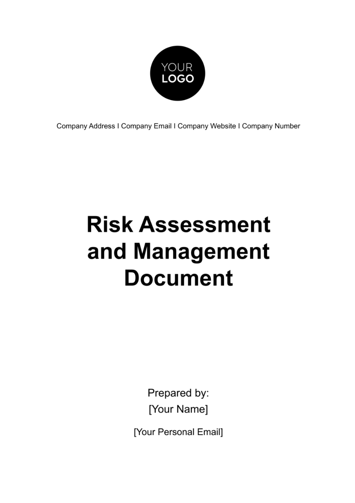 Risk Assessment and Management Document HR Template - Edit Online & Download