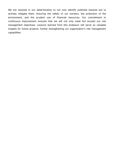 Free Risk Assessment and Management Document HR Template to Edit Online