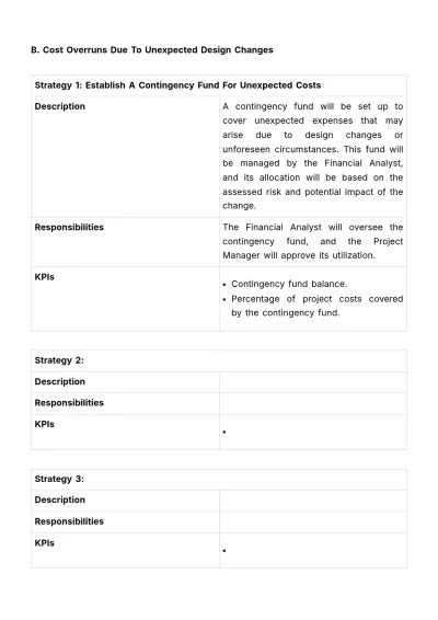 Free Risk Assessment and Management Document HR Template to Edit Online