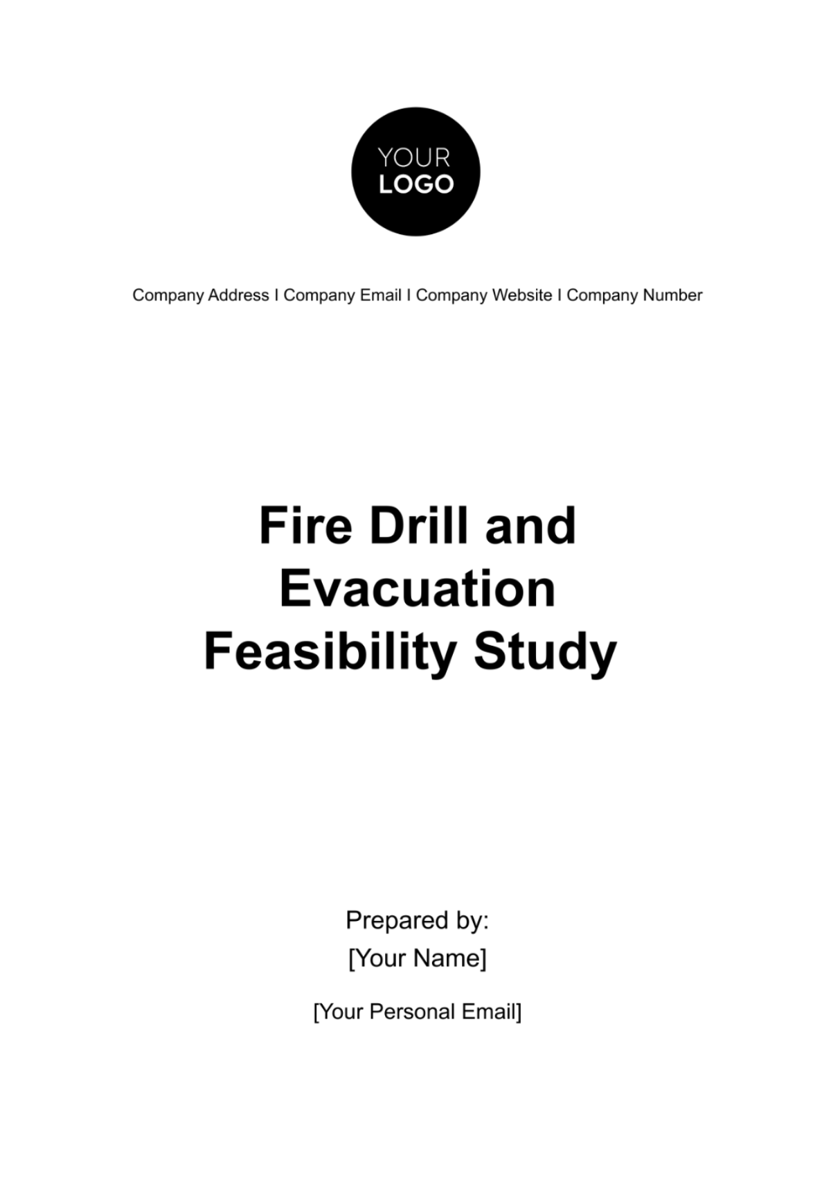 Fire Drill and Evacuation Feasibility Study HR Template - Edit Online & Download