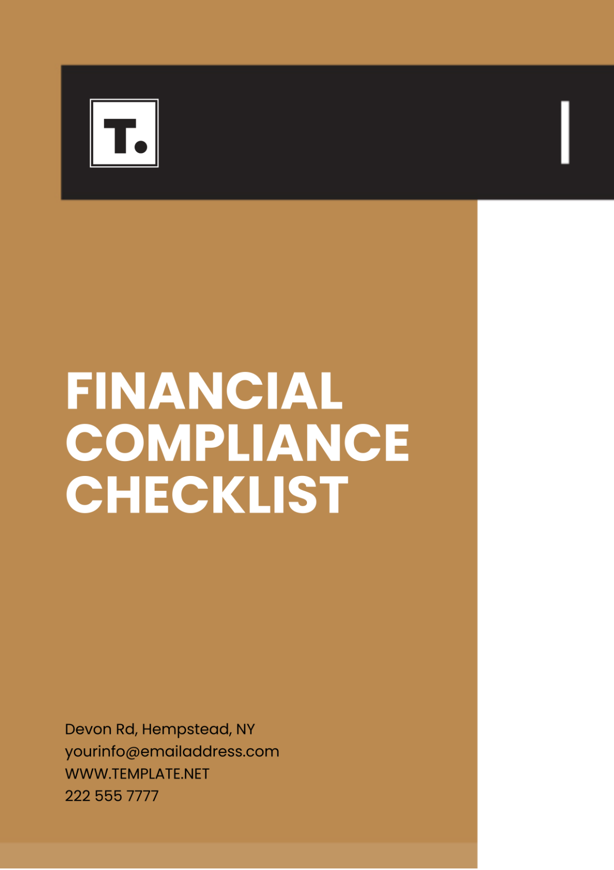 Financial Compliance Checklist Template - Edit Online & Download