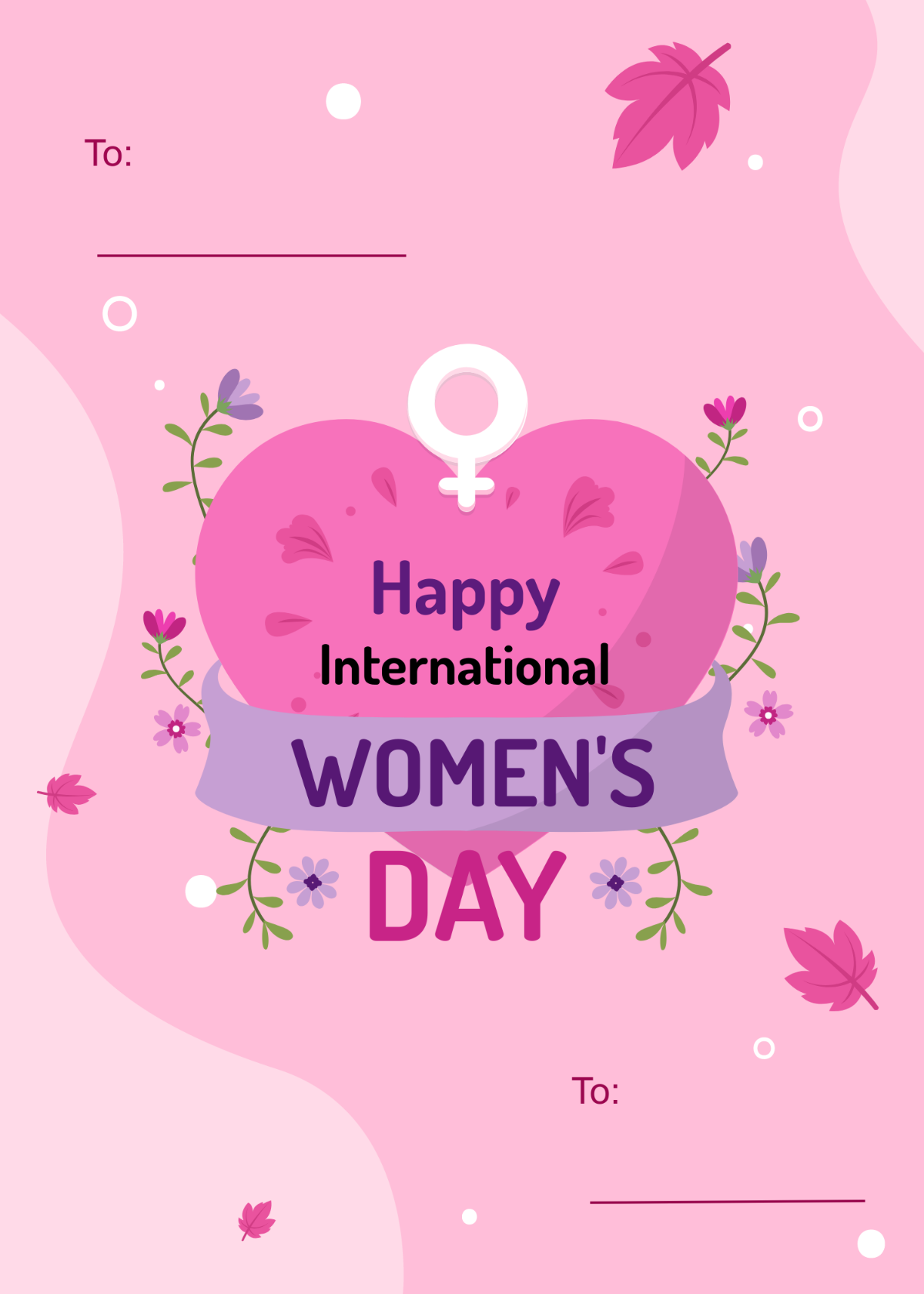 International Women's Day Gifts for Employees Template
