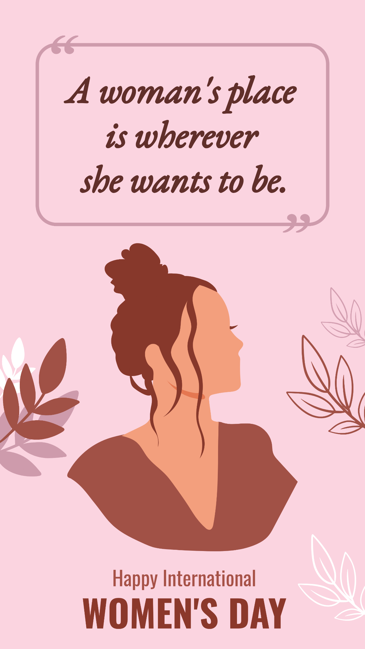Funny International Women's Day Quotes Template