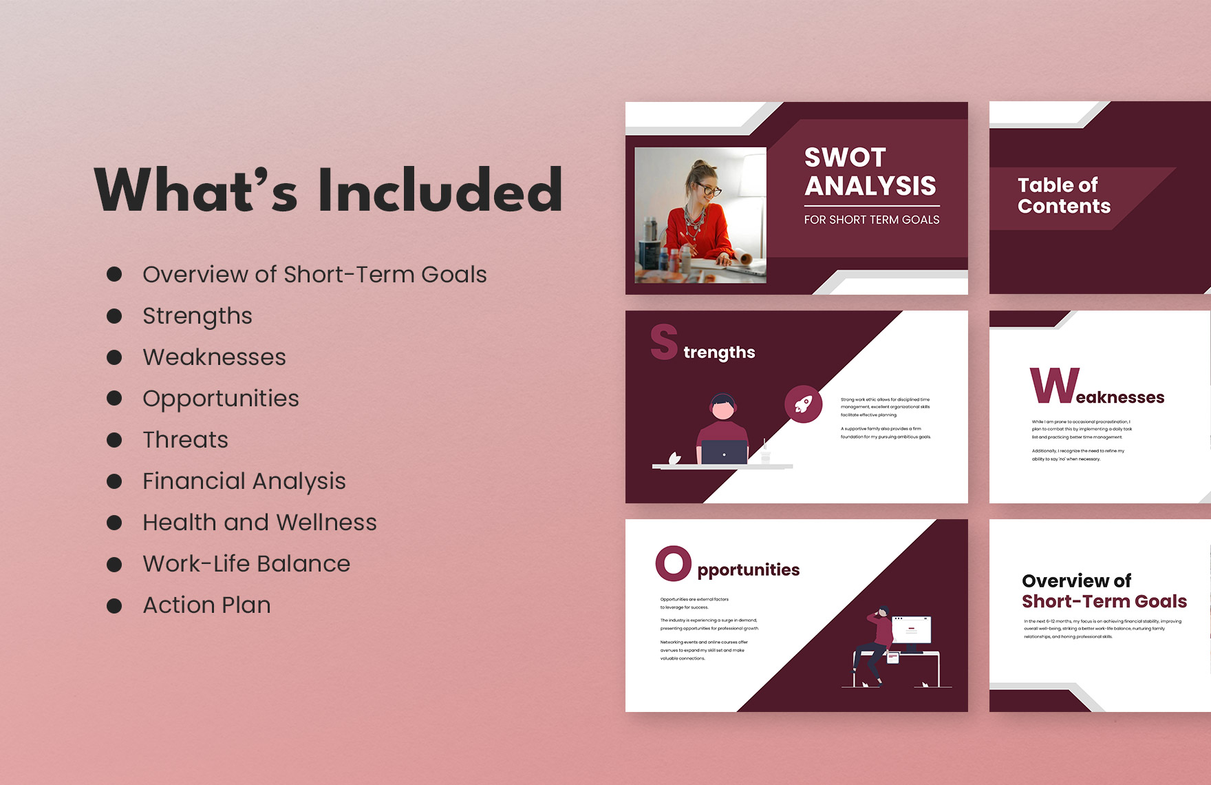 SWOT Analysis for Short Term Goals