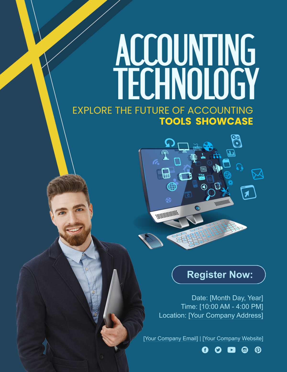 Accounting Technology Tools Showcase Flyer Template
