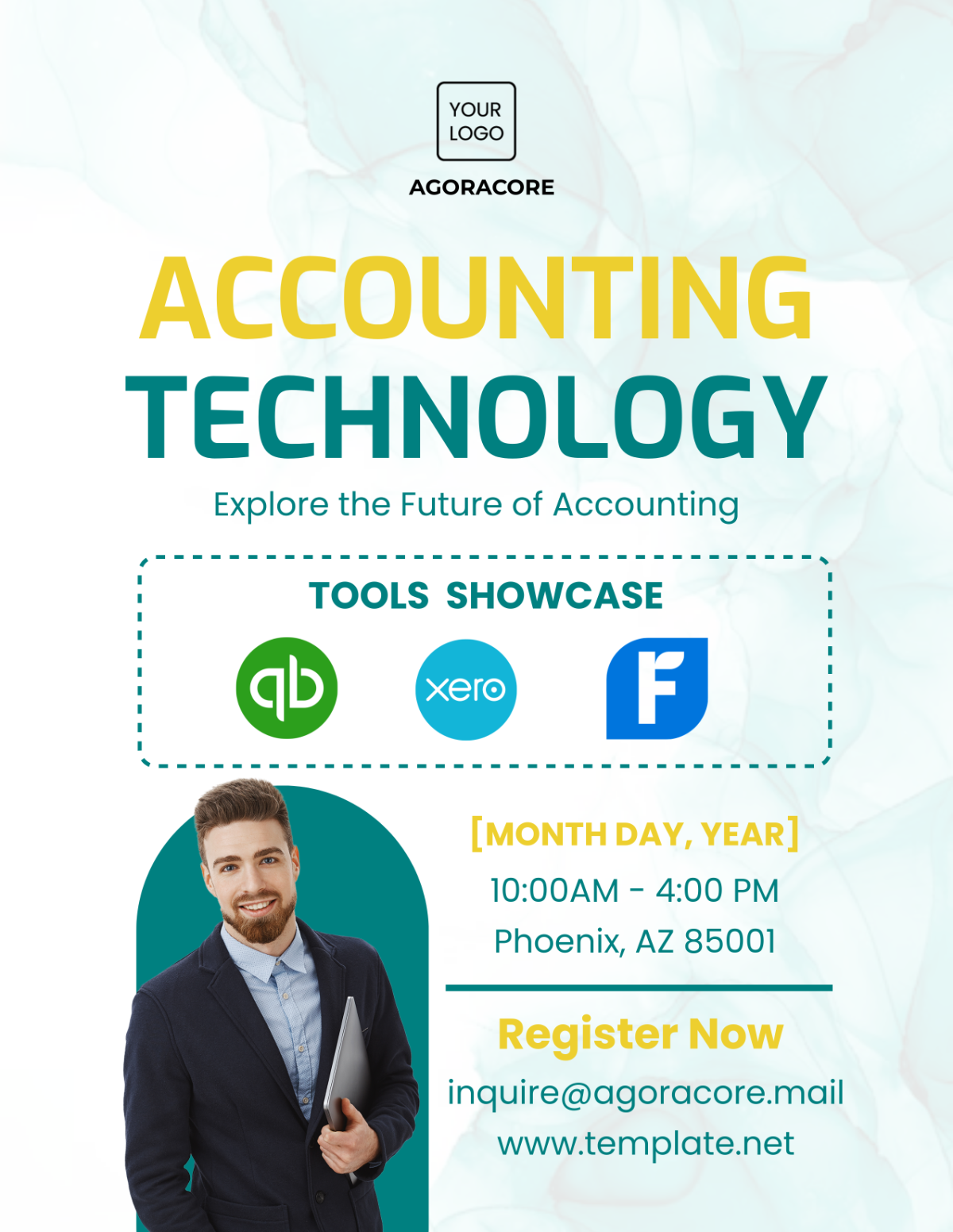 Free Accounting Technology Tools Showcase Flyer Template