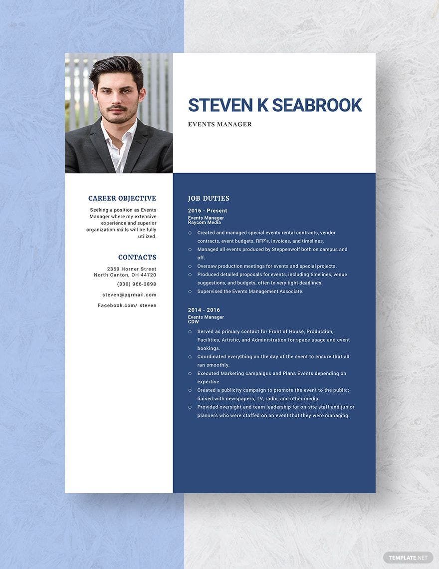 Chef Resume Templates Design Free Download Template