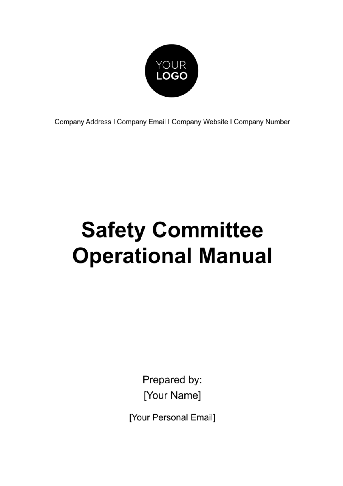 Safety Committee Operational Manual HR Template - Edit Online & Download