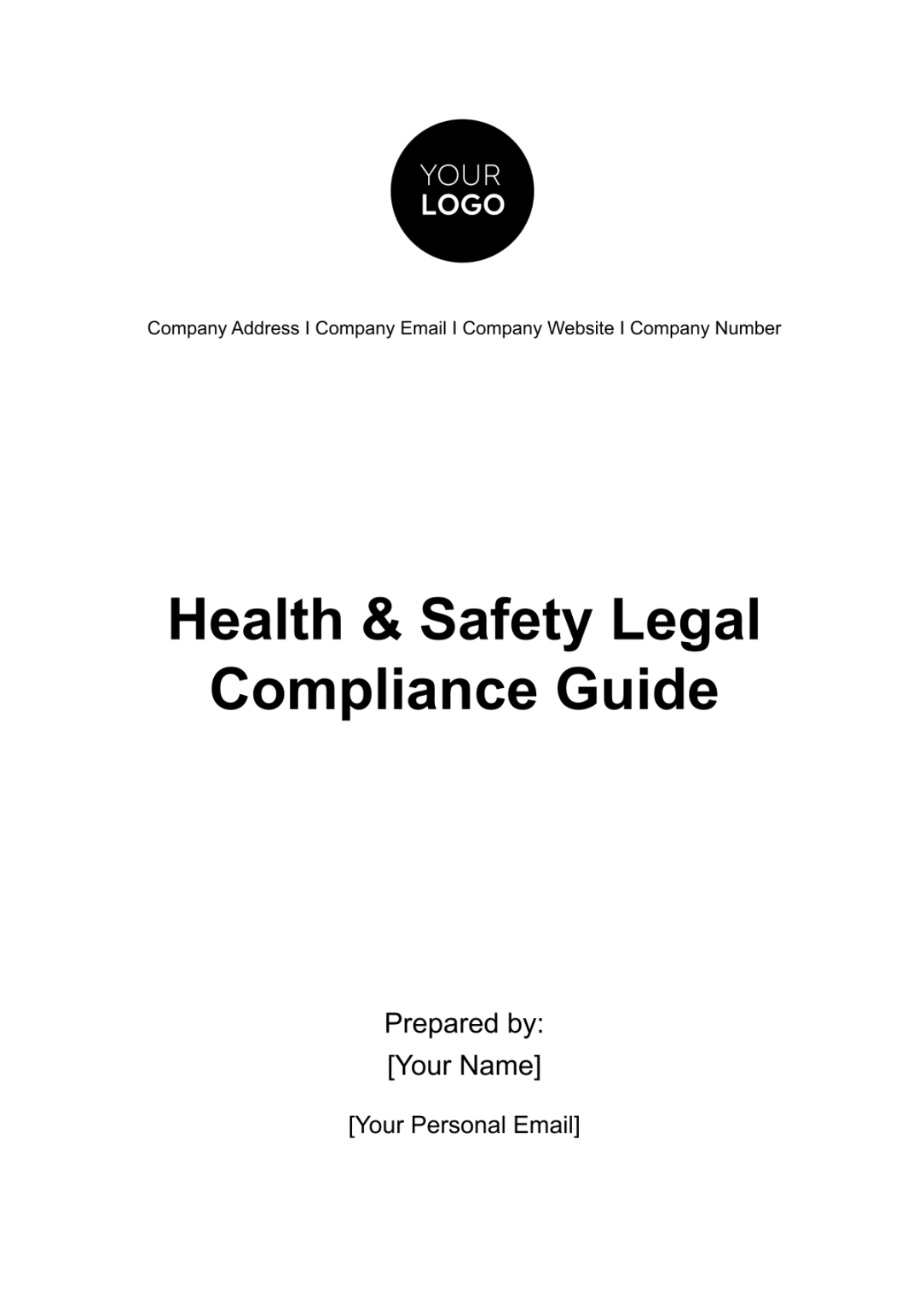 Health & Safety Legal Compliance Guide HR Template - Edit Online & Download