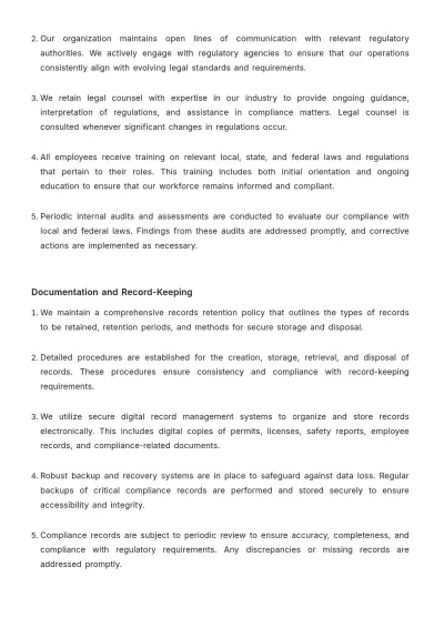 Free Vehicle and Transportation Safety Plan HR Template to Edit Online