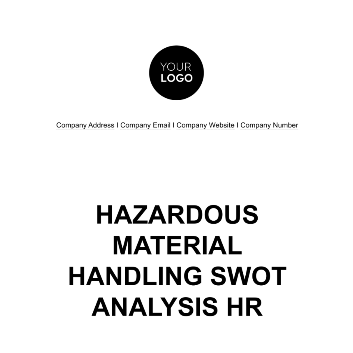 hazardous-material-handling-swot-analysis-hr-template-edit-online