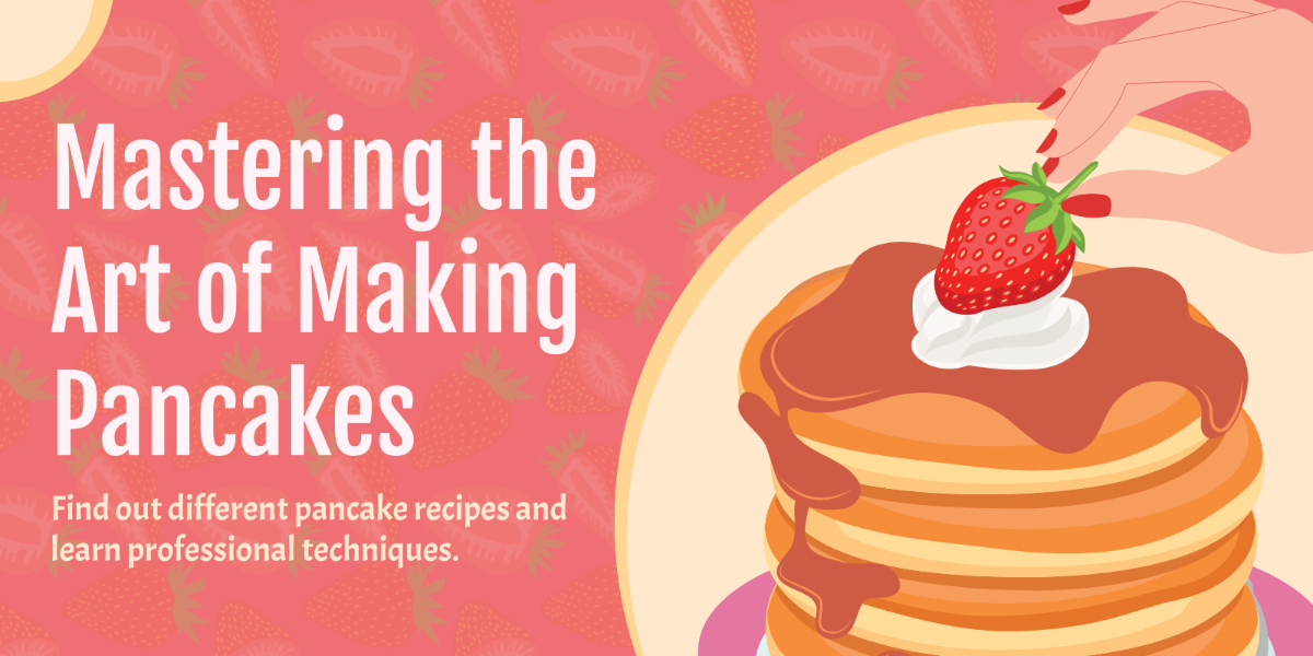 Pancake Day Blog Banner Template