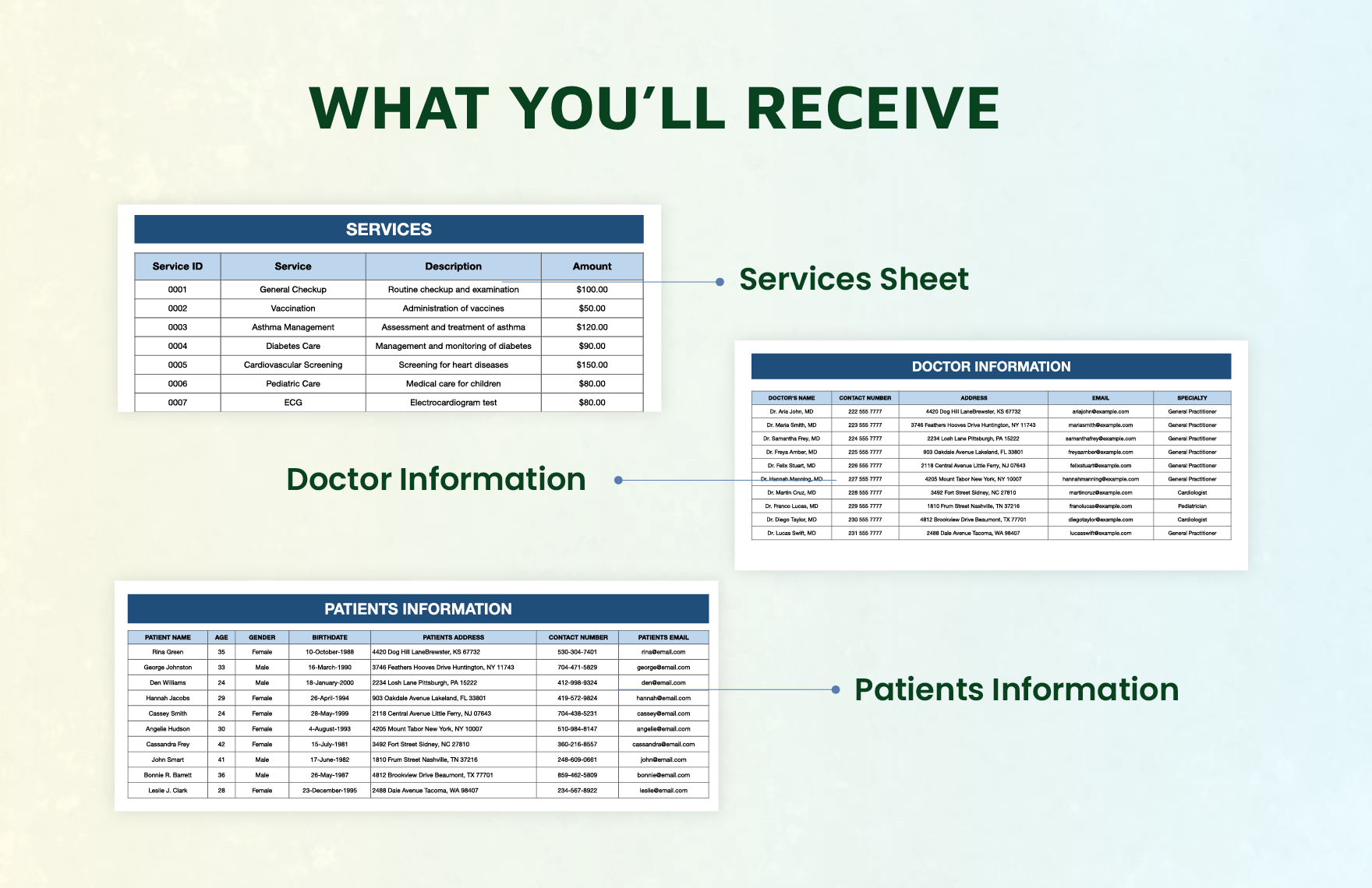 Doctor Invoice Template