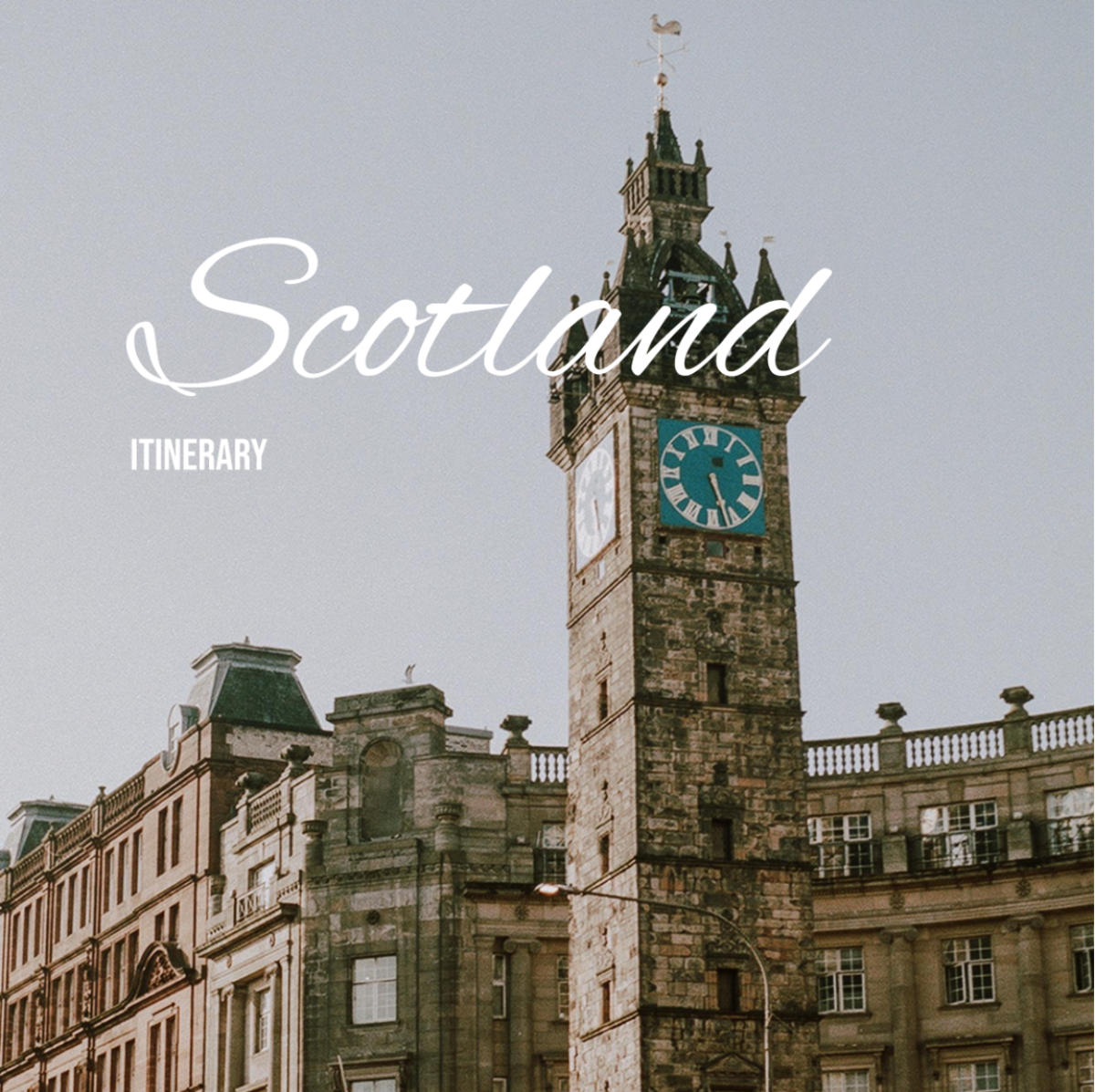 Scotland Itinerary Template