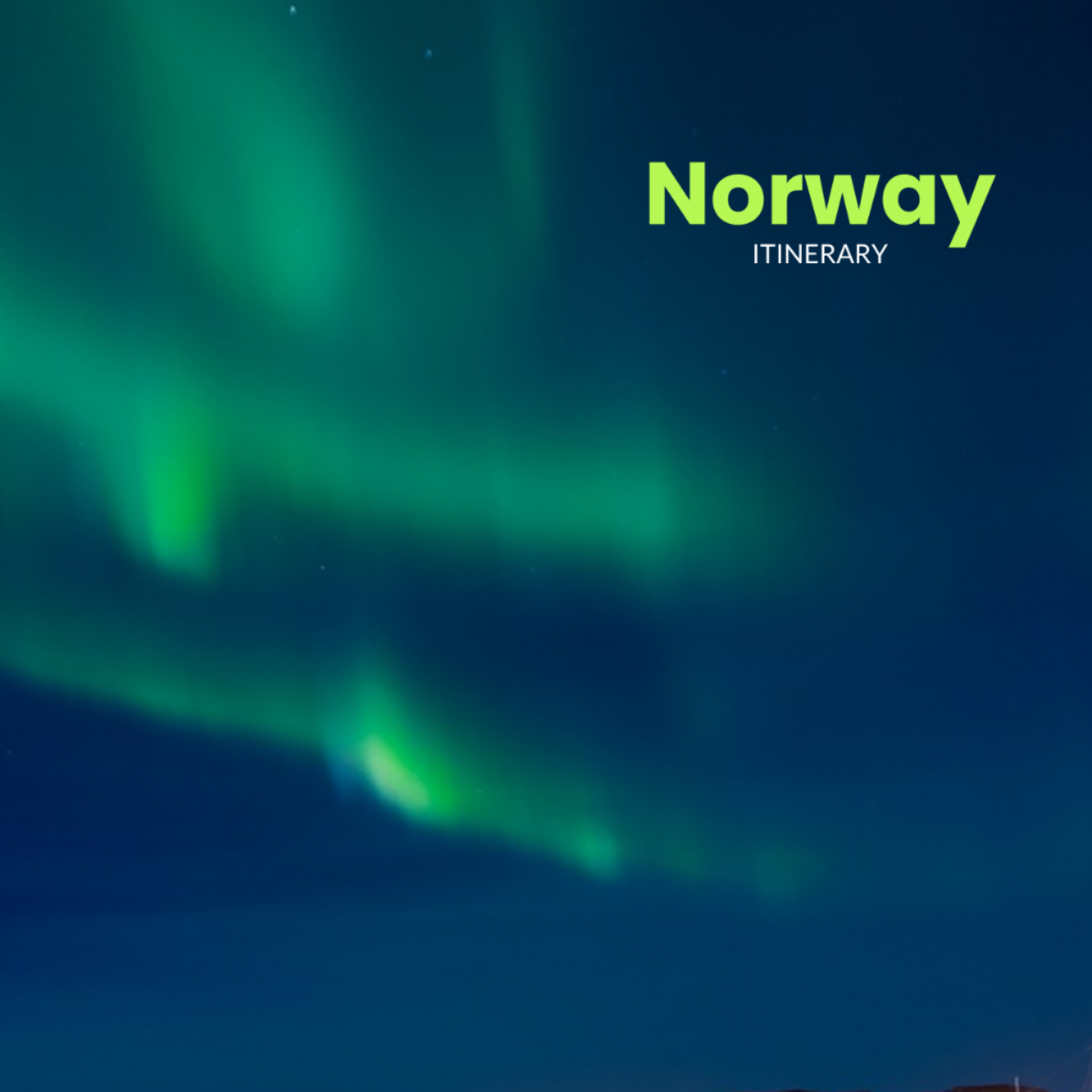 Norway Itinerary Template