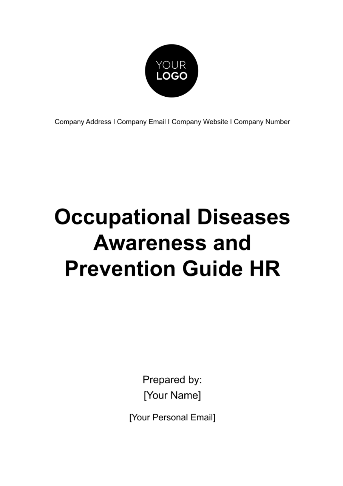 Occupational Diseases Awareness and Prevention Guide HR Template - Edit Online & Download