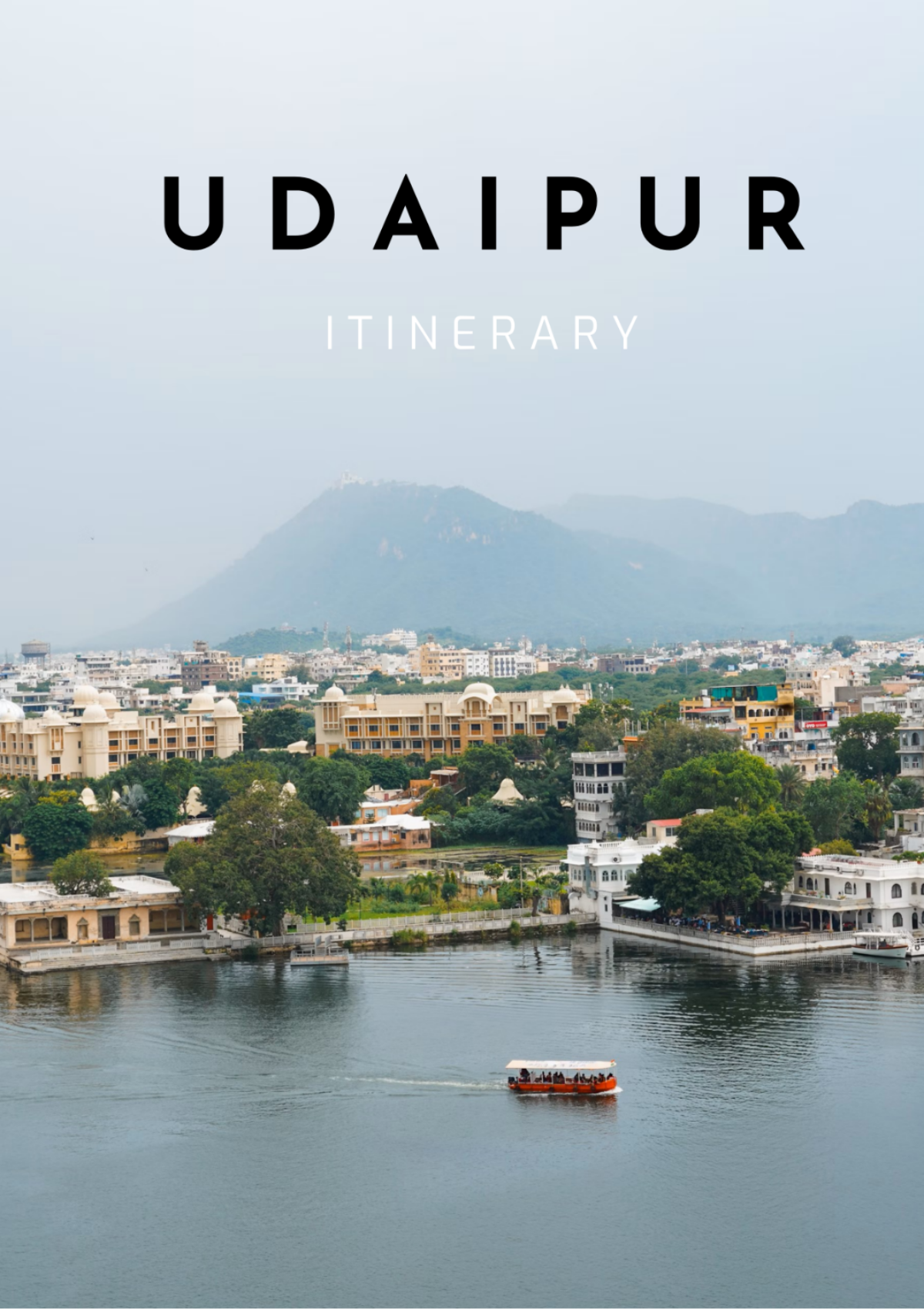 Udaipur Itinerary Template - Edit Online & Download