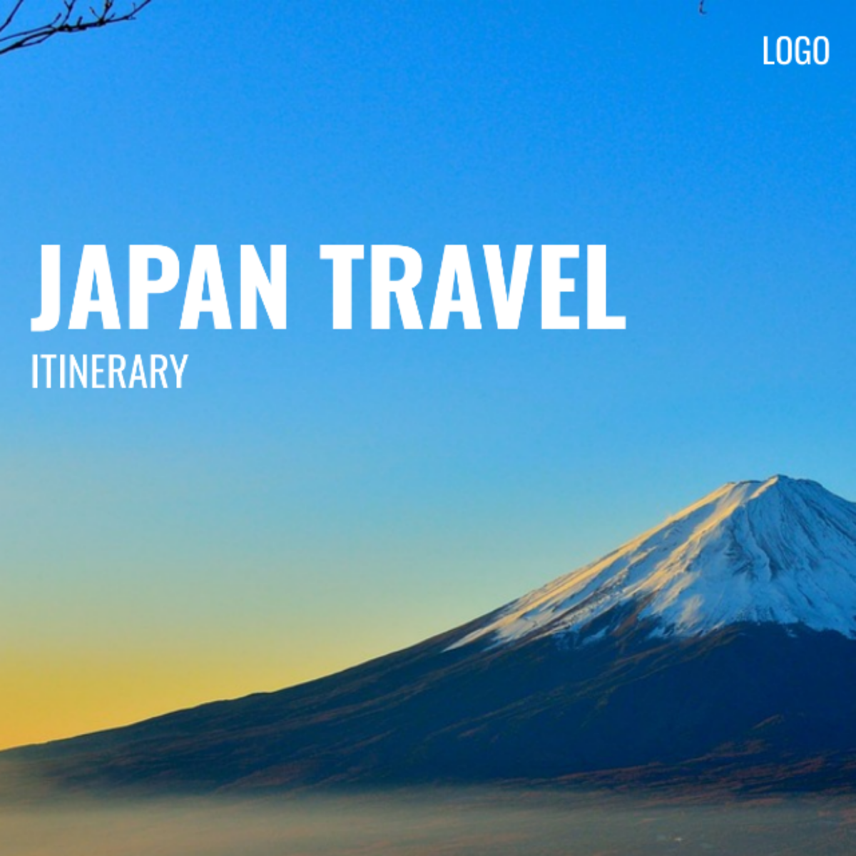 Japan Travel Itinerary Template