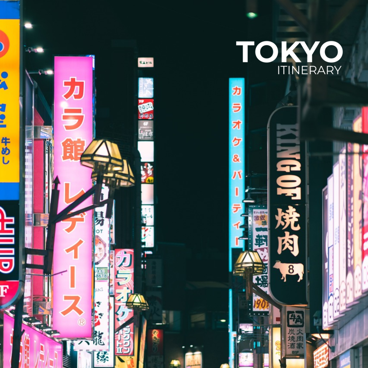 Tokyo Itinerary Template