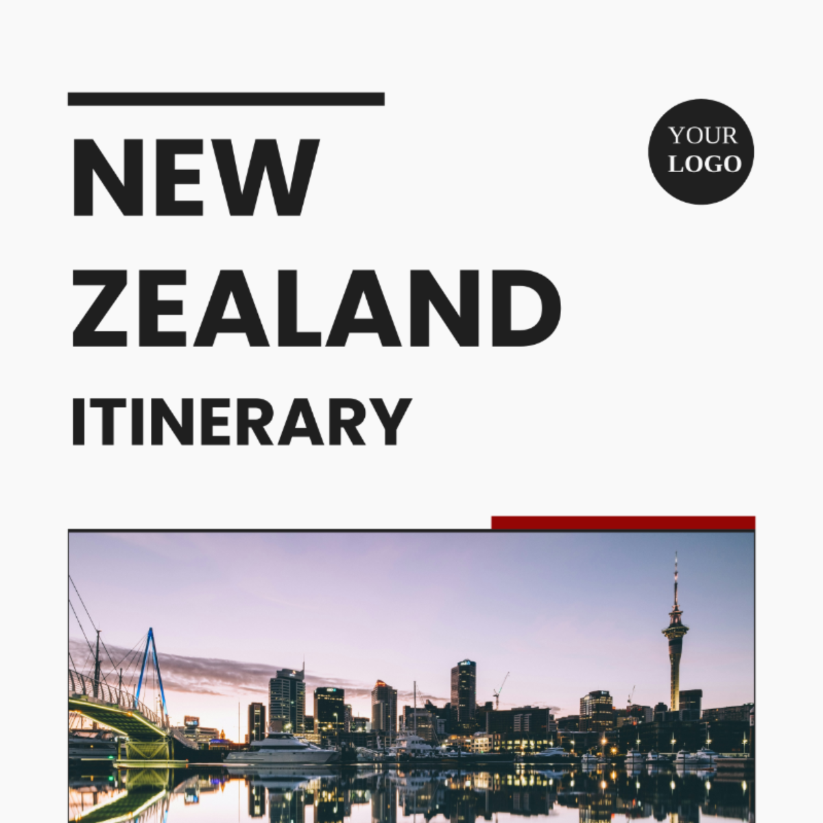 New Zealand Itinerary Template