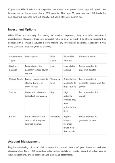Free Health Savings Account (HSA) Enrollment Guide HR Template to Edit Online