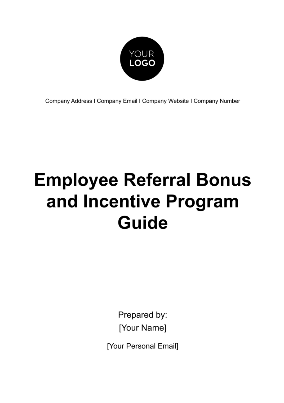 Employee Referral Bonus and Incentive Program Guide HR Template - Edit Online & Download