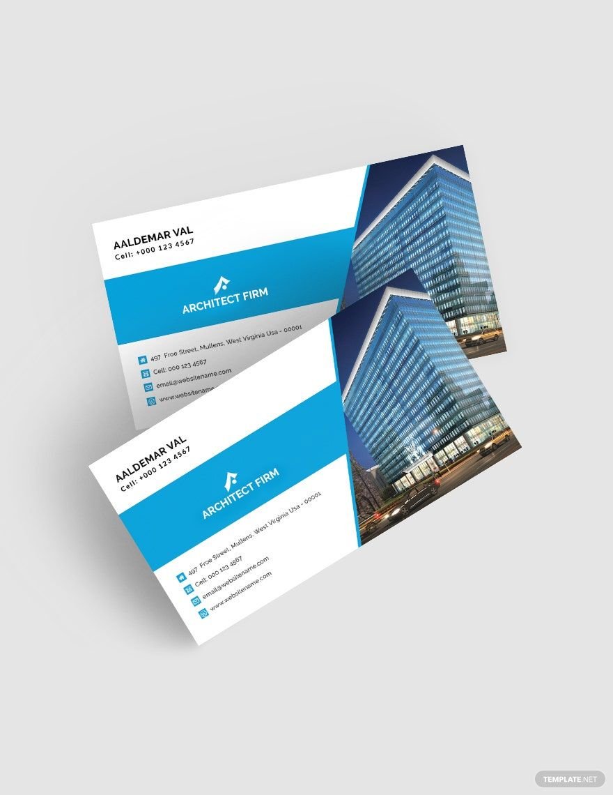Architect Firm Business Card Template