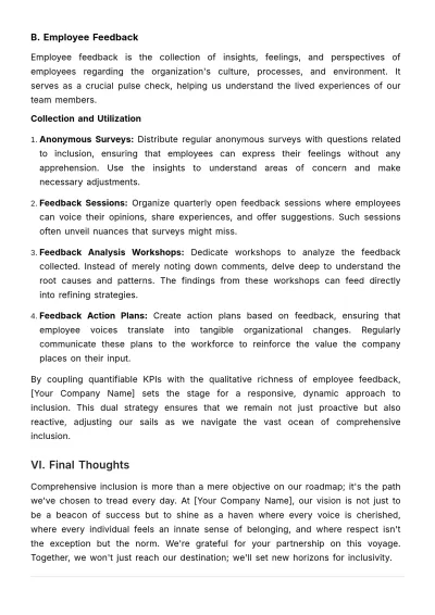 Free Comprehensive Inclusion Training Manual HR Template to Edit Online