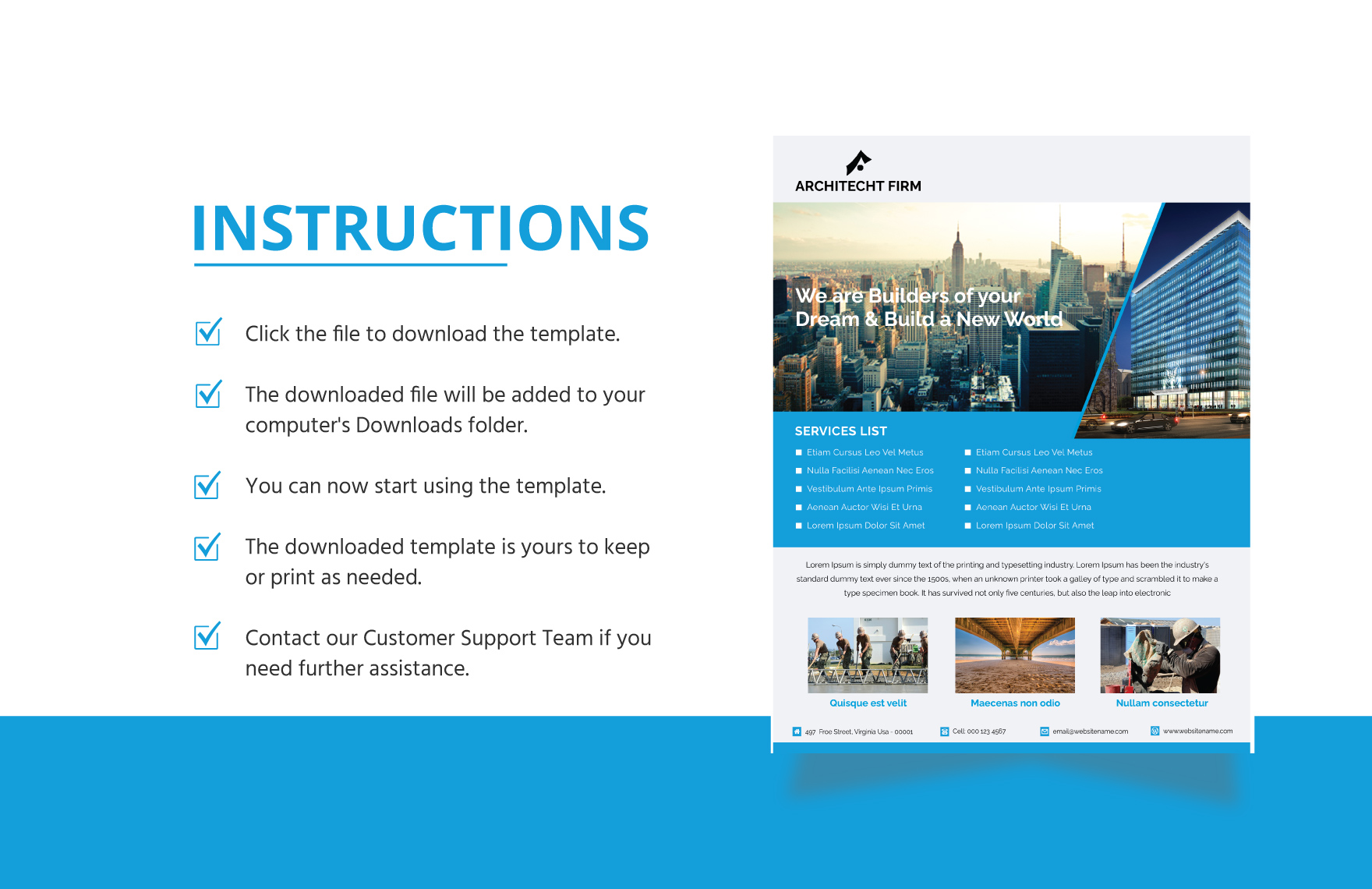 Architect Firm Flyer Template