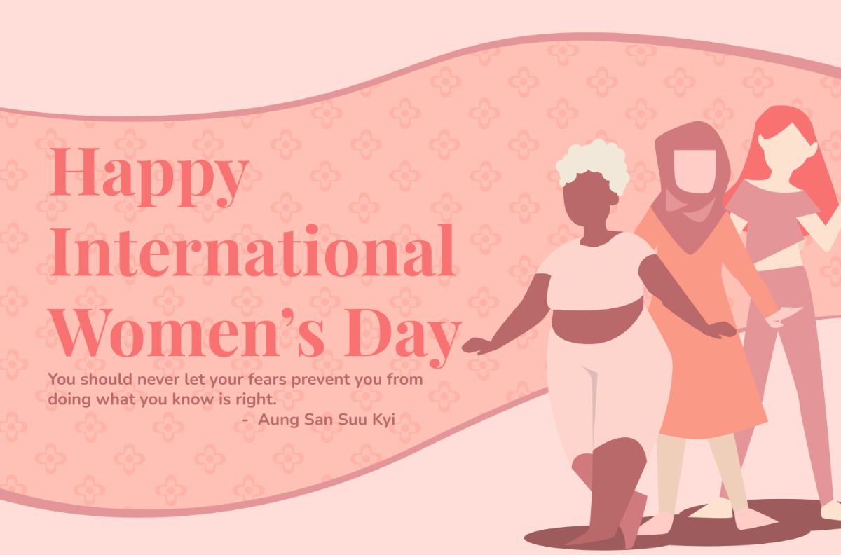 Free Happy International Women's Day Template